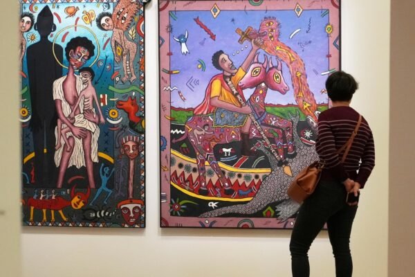 150 artists of African descent held at the 'Black Paris' exhibition at the Pompidou Center