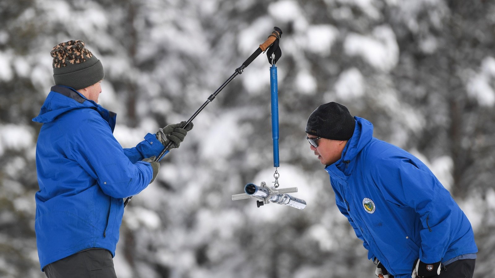 California's snow layer is close to the historical average with more storms on the road