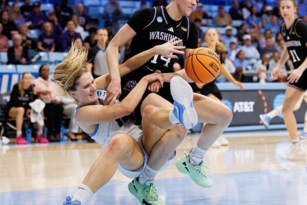Columbia's women get the first victory in the NCAA tournament, gathering to beat Washington 63-60 in the first four