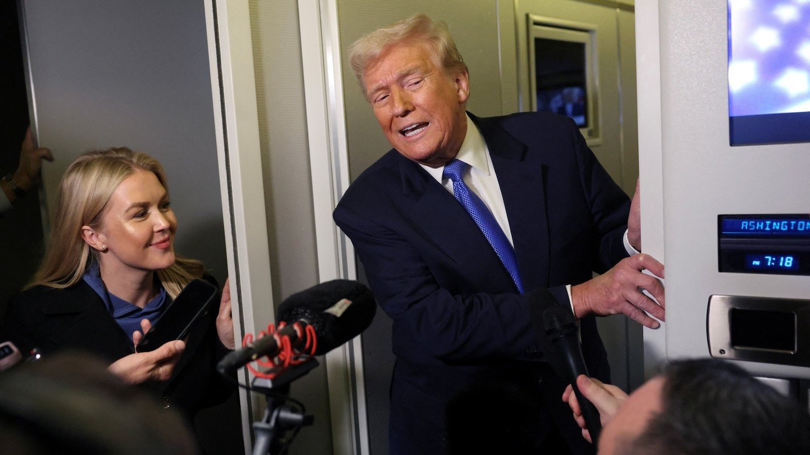 'EE. Uu. Raises intel frozen Ukraine, says Trump before he is a Saudi