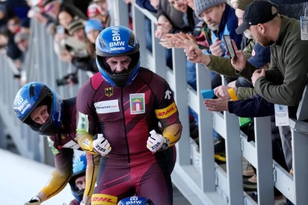 Francesco Friedrich of Germany wins the 16th Bobsled World Championship, taking 4 men in Lake Planid