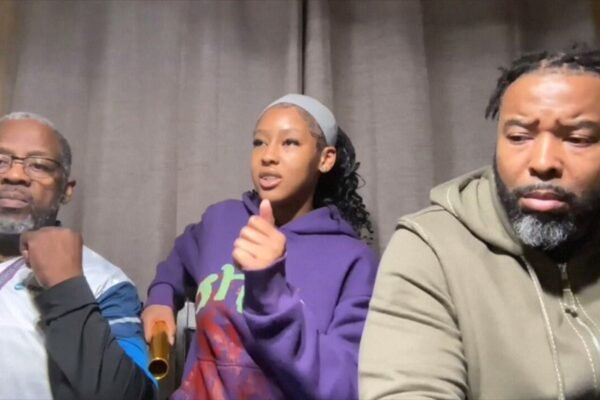 High school runner that hit the opponent in the head with baton assault and battery charge