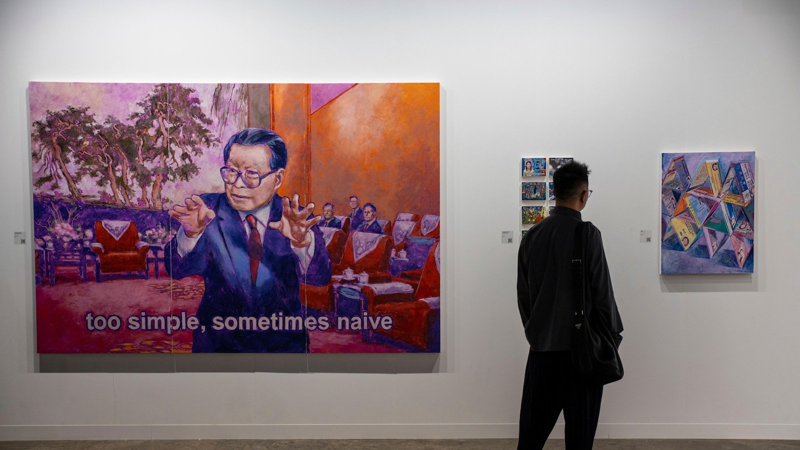 Hong Kong's painter is inspired by the city's recent history in works in Art Basel