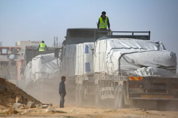 Israel blocks all aid to Gaza when Phase 1 of Hamas Cesefire ends