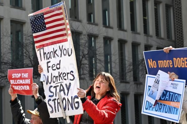 Judge to consider blocking the massive shots of government employees after 20 states sue