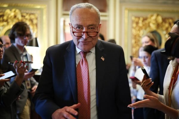 Schumer announces that he will vote to maintain the open government, probably avoiding closure