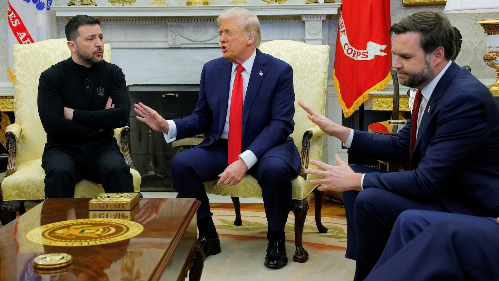 The Democrats dismay, the Republicans applauded after the White House says Trump threw Zelenskyy