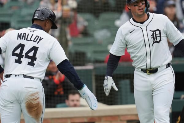 Carpenter and Torkelson Homer while the Tigers beat the White Sox 7-2 and drop Chicago at 2-6