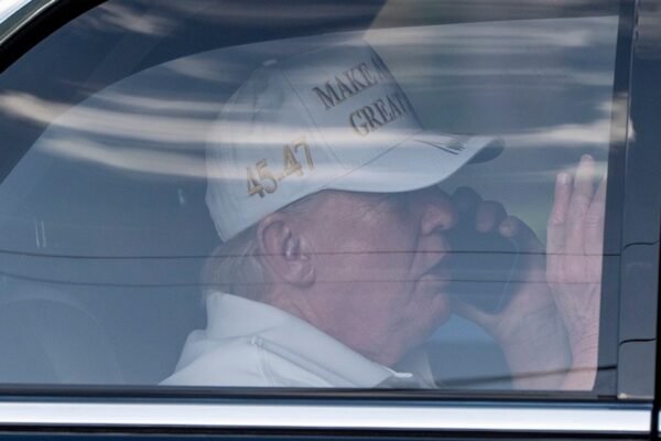 Democrats hammer Trump for their golf weekend while actions fall