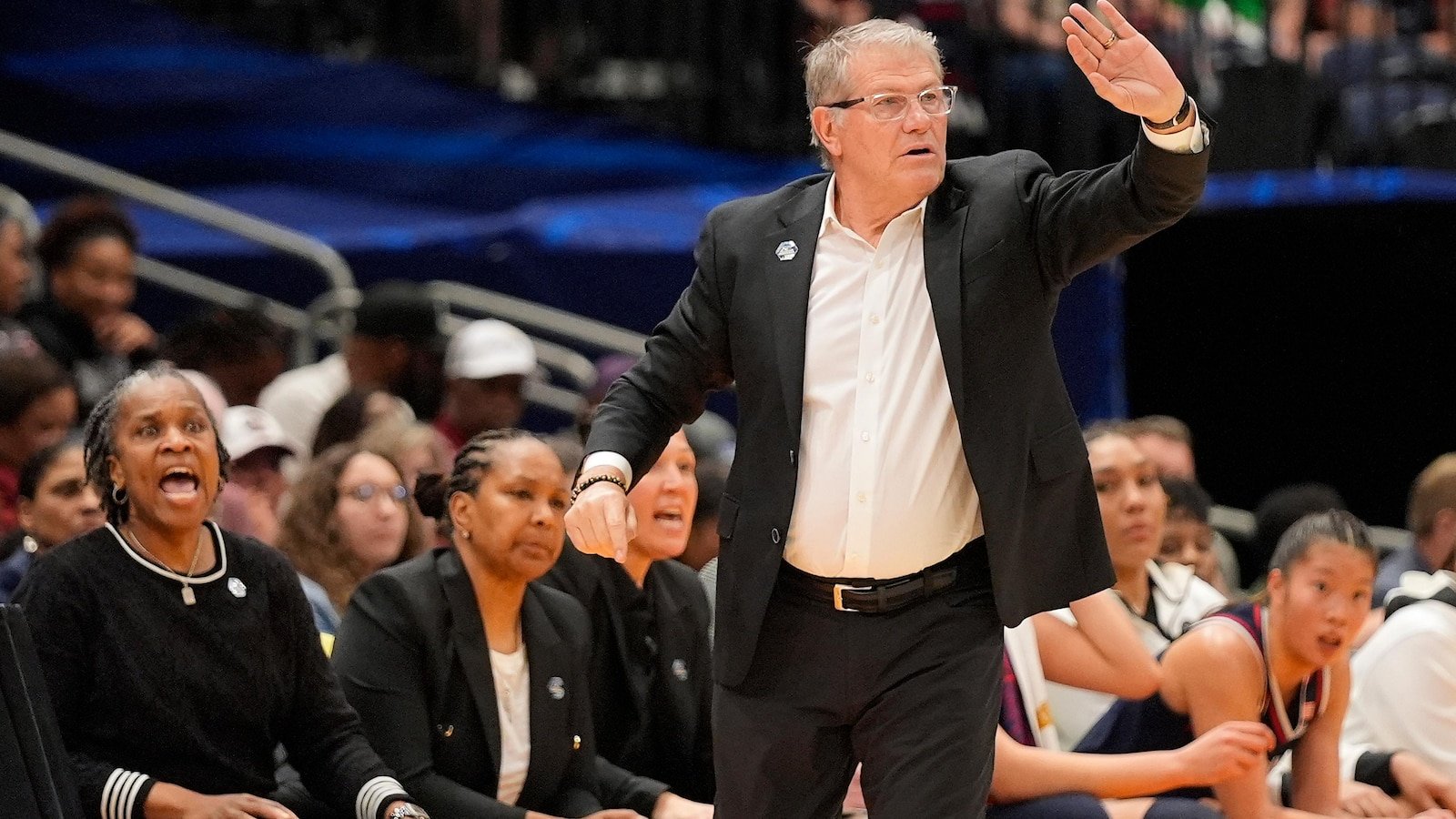 FUERT, FUDD HELP UCONN SOP OUT UCLA 85-51 IN FINE FOUR When Bueckers moves 1 victory for the elusive title