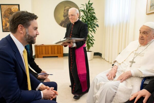 JD Vance was one of the last leaders to meet with Pope Francis