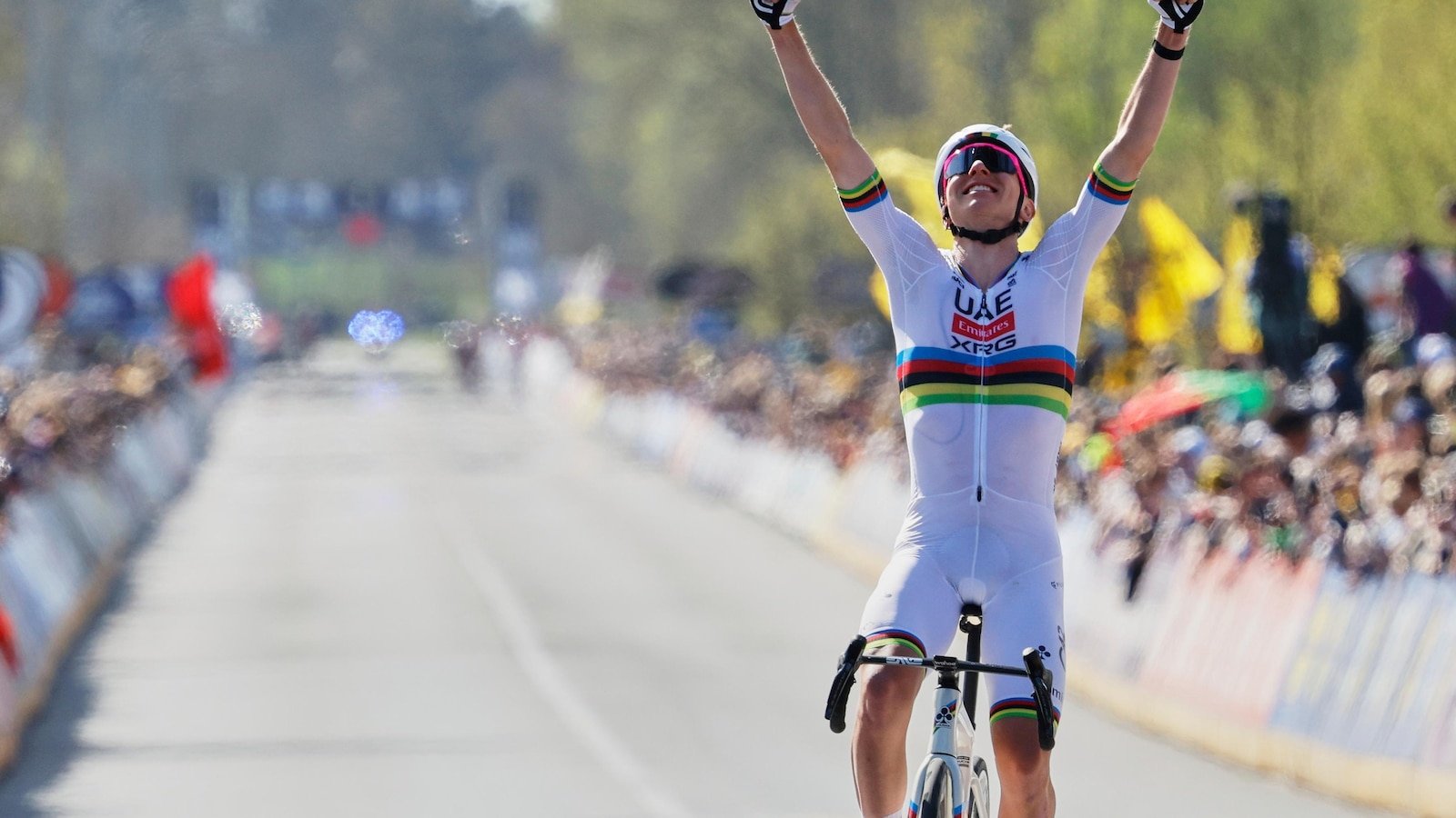 Pogacar wins the Flanders tour with another solo attack