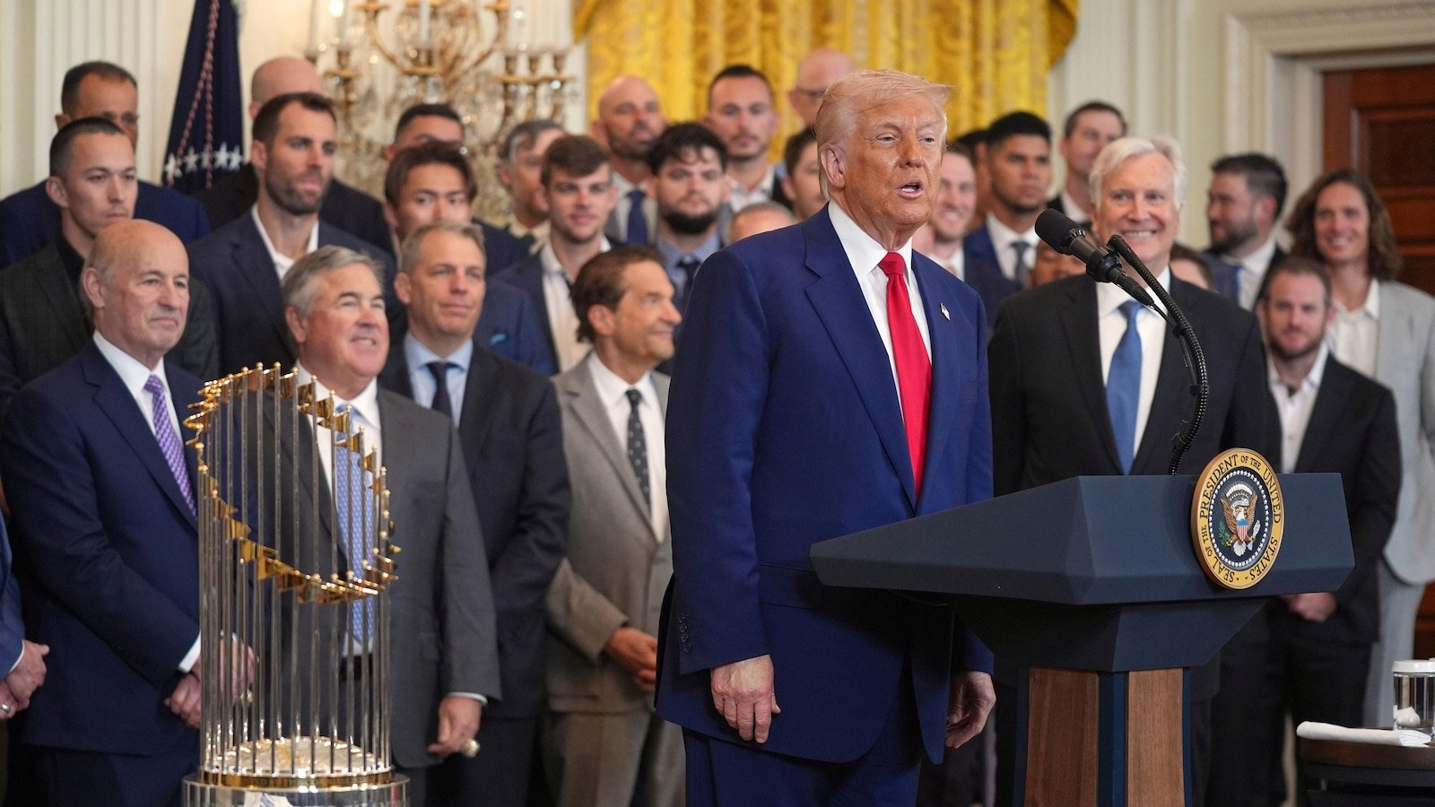 The Ohtani, Betts and the World Series visit Trump's dodgers in the White House