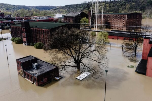 The affected barrel inspections will take time as the cleaning of floods in Kentucky distillery progresses