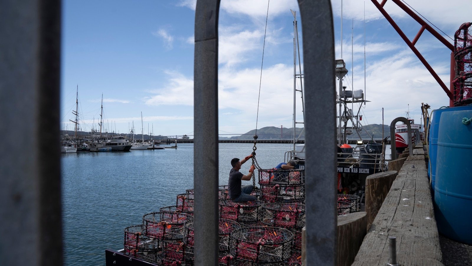 The new team could keep California crab fishermen in the water for a longer time, and safe whales