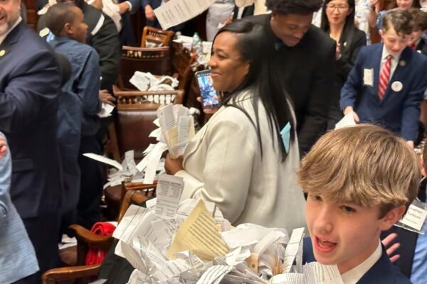 The sudden departure of Georgia legislators occurred when some measures of the Senate languished in the Chamber