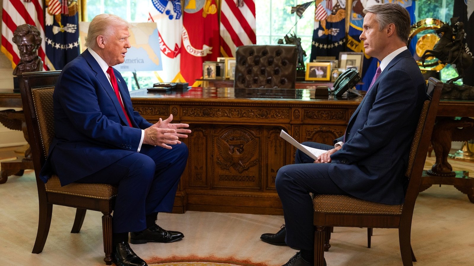 Trump analyzes the first 100 days of historical presidency in ABC's exclusive interview