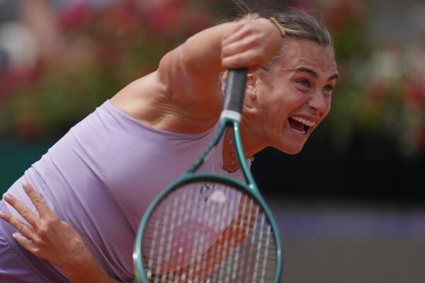 Aryna Sabalenka advances in the Italian Open by beating Sofia Kenin American