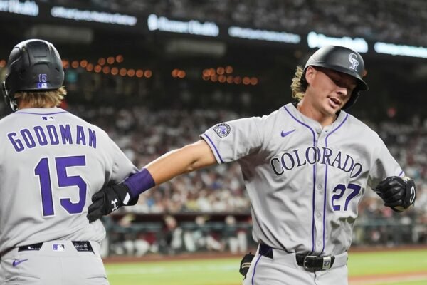 Beck Homers twice and Tovar receives 5 hits when rocky bind to diamondbacks 14-12