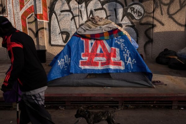 Governor Gavin Newsom urges California cities and counties to prohibit the camps of homeless people