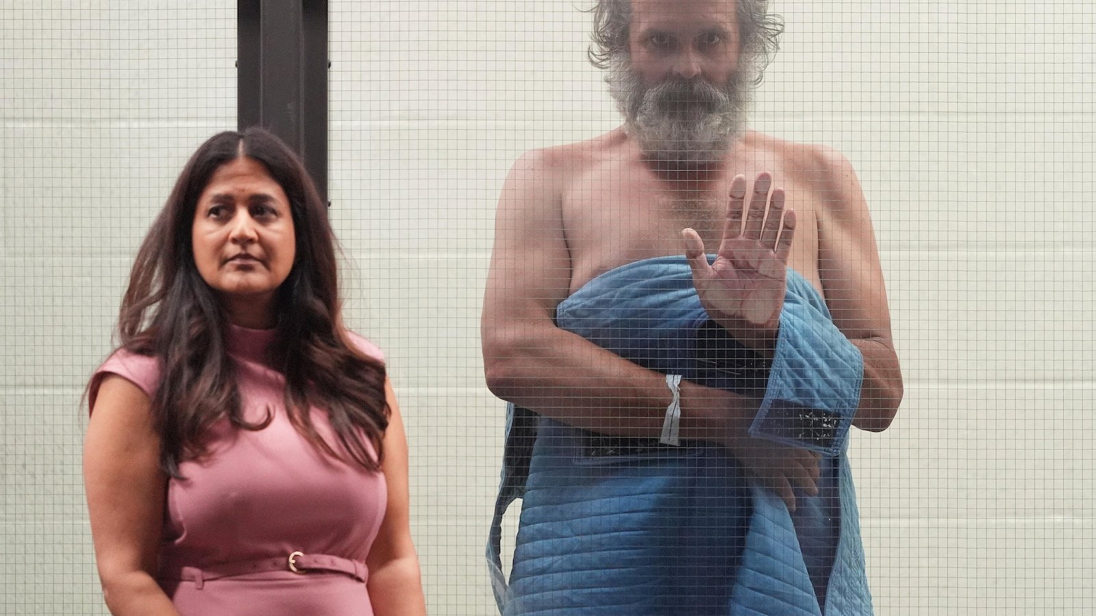 Jennifer Aniston's alleged stalker appears in the without a shirt and a judge orders a mental evaluation