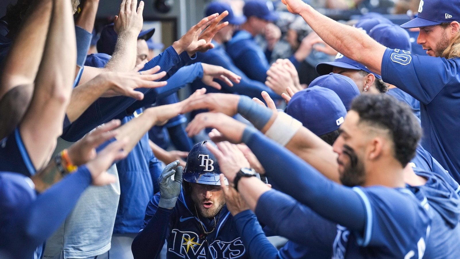 Josh Lowe Homers in the first game from the Opening Day and helps rays to overcome the Blues 8-3