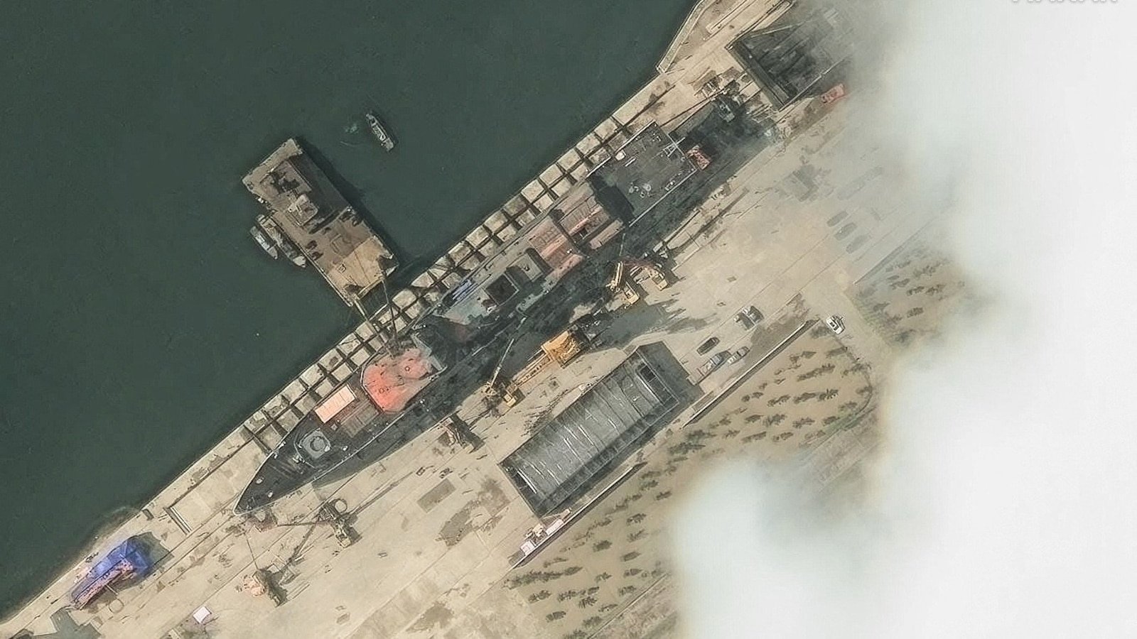 Kim Jong a says that 'serious accident' with the new North Korean war ship was 'criminal act'