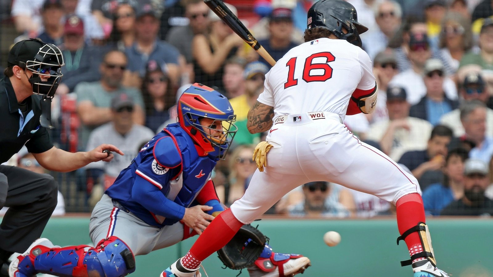 Rafael Devers homers and drives in two races while the red socks beat the Rangers 5-0