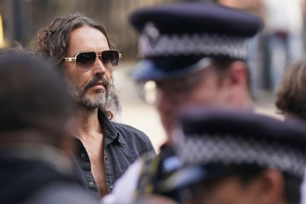 Russell Brand granted a conditional bond after appearing in the Court of London for charges of rape and assault