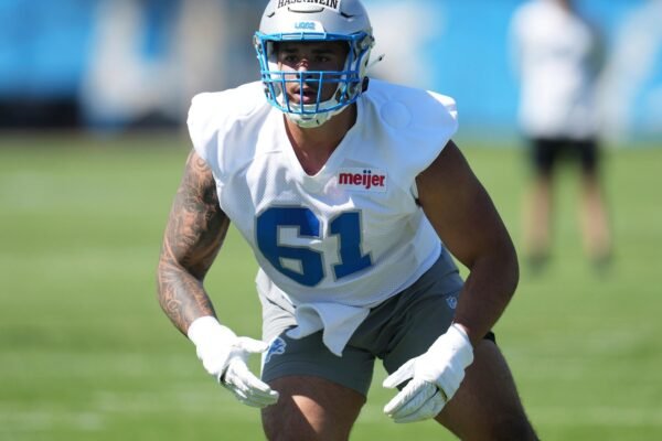 The first Egyptian recruited in the NFL, Ahmed Hassanein, participates in Detroit Lions Minicamp
