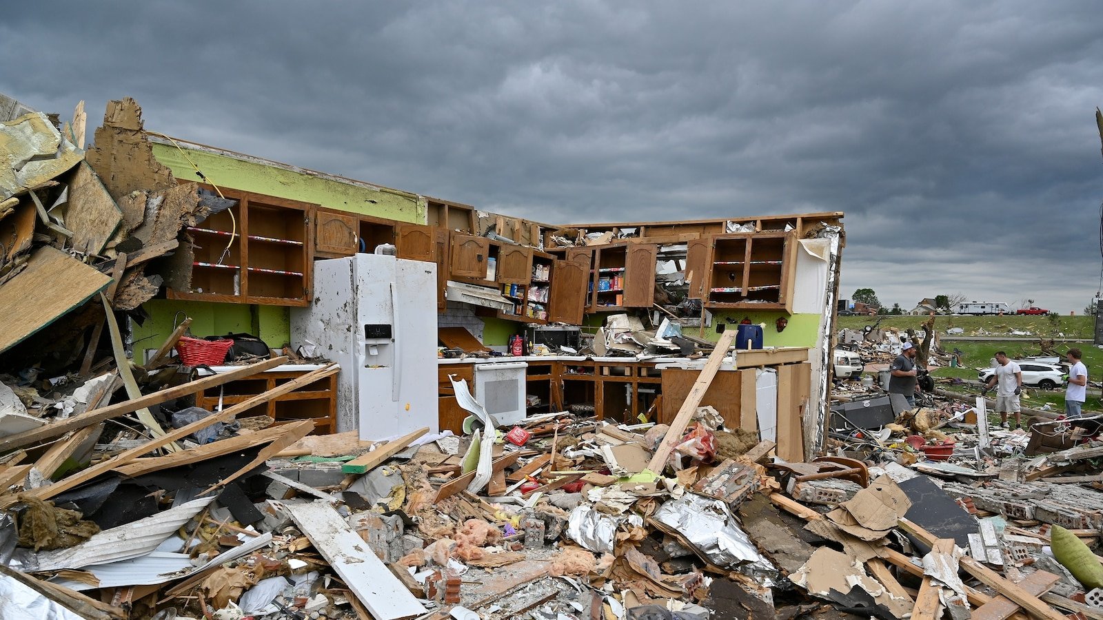 The strong storms arrive on the east coast when a nor'aster is heading towards New England