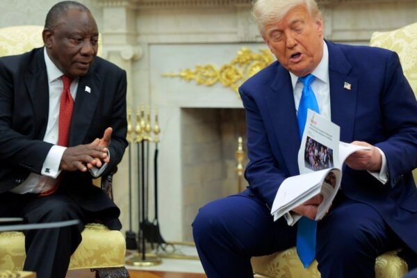 Trump showed old videos, took out crosses out of context in the genocide statements of South Africa