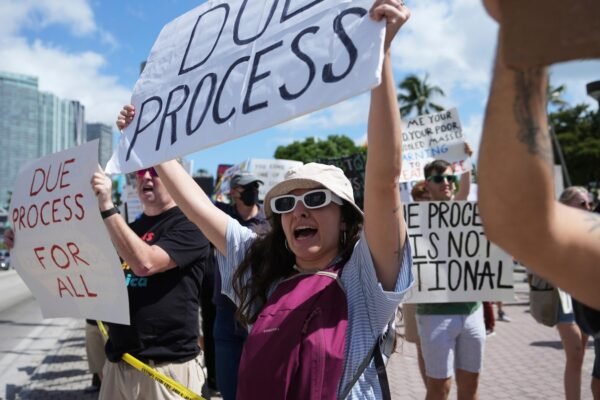 Trump's clash with the courts raises the perspective of appearing on the separation of powers