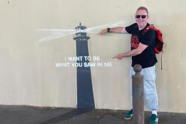 In Marseille, a shadow becomes art in Banksy's last street mural