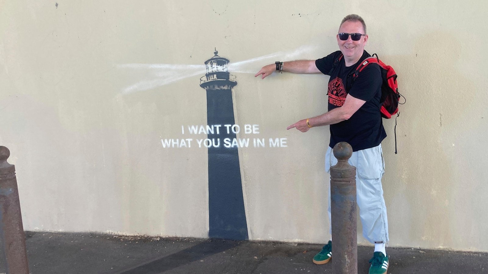 In Marseille, a shadow becomes art in Banksy's last street mural