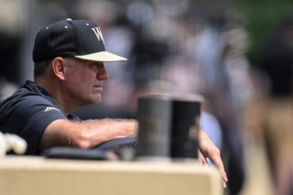 Wake Forest baseball coach apologizes for an apparent homophobic insult in the regional NCAA against Tennessee